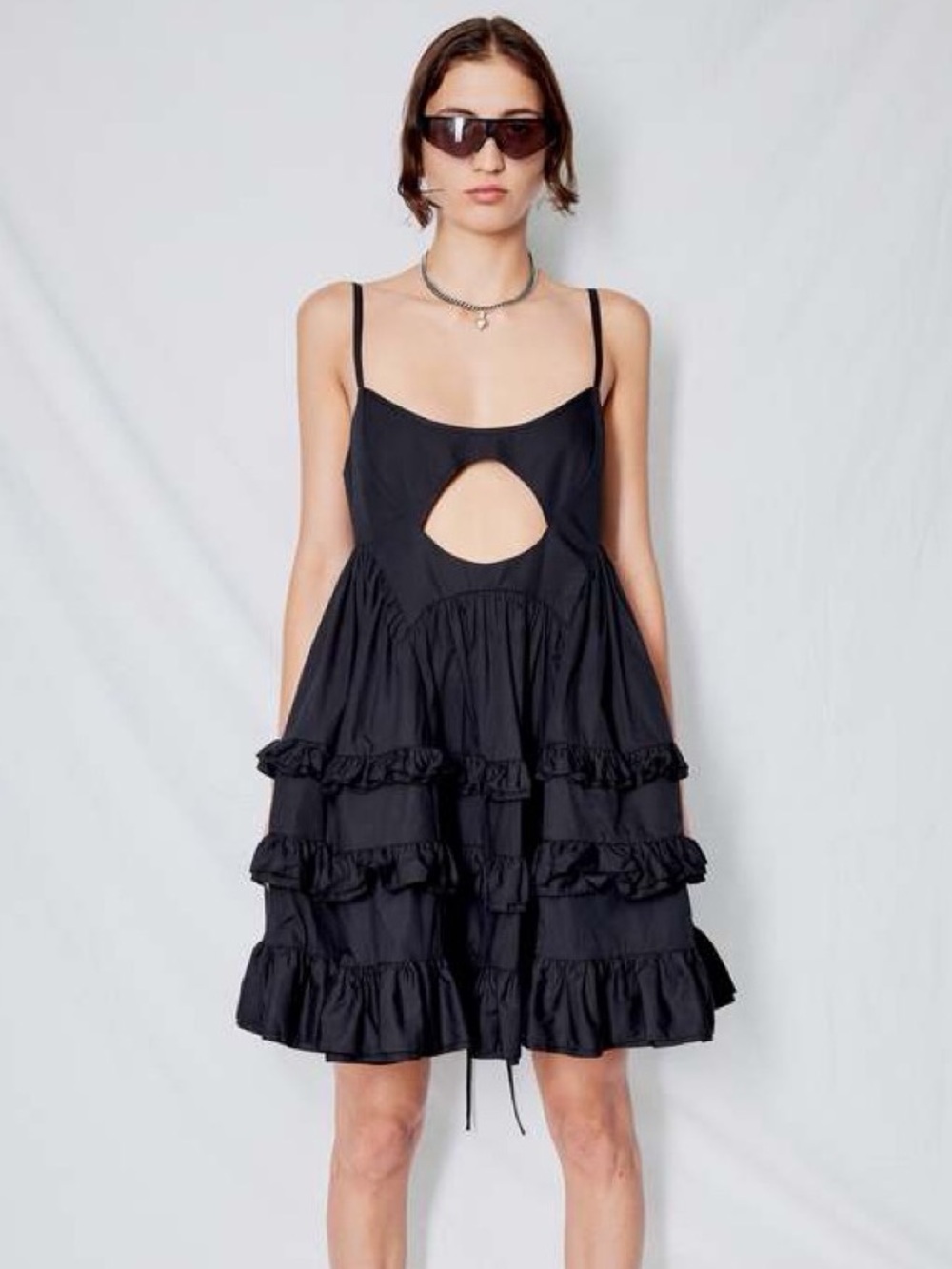 Black Sandy Liang Battu Dress